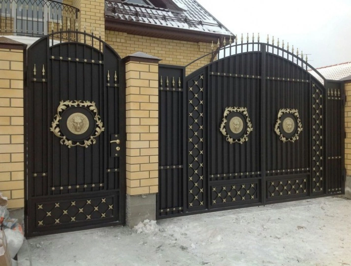 Кованые ворота №КВ-41, Лосино-Петровский – 2016