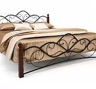 Двуспальная кованая кровать